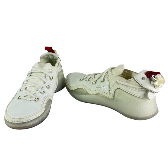 CHRISTIAN LOUBOUTIN White Leather Arpoador Men\'s Sneakers Made in Italy 41 - 8US main image 5